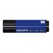 Флеш накопитель 64GB A-DATA S102 PRO, USB 3.0, Синий алюминий (Read 600X)(AS102P-64G-RBL)