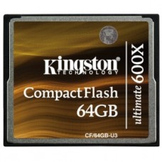 Флеш карта CF 64GB Kingston, 600X (CF/64GB-U3)