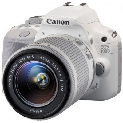 Зеркальный фотоаппарат Canon EOS 100D kit 18-55 IS STM White