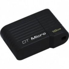 Флеш накопитель 16GB Kingston DataTraveler Micro, USB 2.0, Черный (DTMCK/16GB)