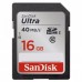 Карта памяти 16GB SanDisk Ultra SDHC Class 10 (SDSDUN-016G-G46)