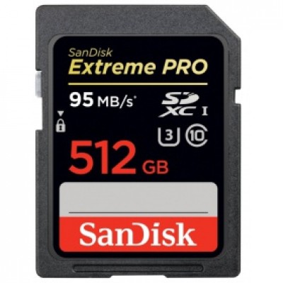 Карта памяти 512GB SanDisk Extreme Pro SDXC Class 10 UHS-I 95 MB/s (SDSDXPA-512G-G46)