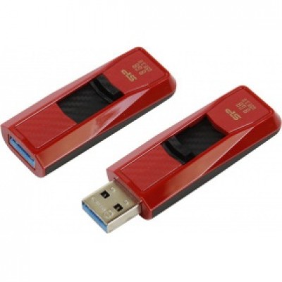 Флеш накопитель 8Gb Silicon Power Blaze B50, USB 3.0, Красный (SP008GBUF3B50V1R)