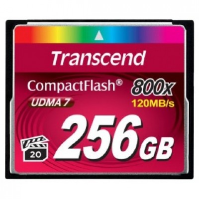 Флеш карта CF 256GB Transcend, 800X (TS256GCF800)