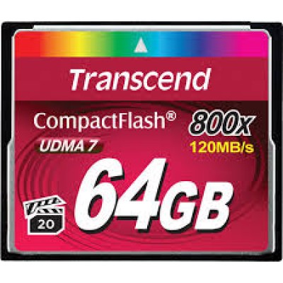 Флеш карта CF 64GB Transcend, 800X (TS64GCF800)