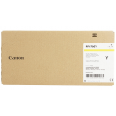 Картридж Canon PFI-706 Y для плоттера iPF8400SE/8400S/8400/9400S/9400. Жёлтый. 700 мл. 6684B001