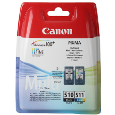  Набор картриджей Canon PG-510/CL-511 для PIXMA MP260. Чёрный/Цветной. 2970B010