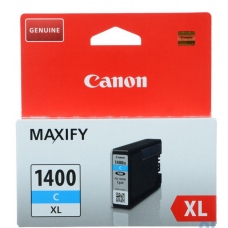  Картридж Canon PGI-1400XL C для MAXIFY МВ2040 и МВ2340. Голубой. 1020 страниц. 9202B001