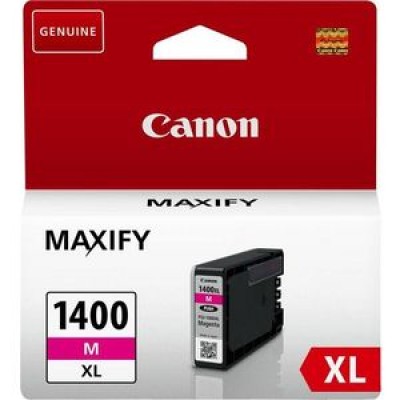  Картридж Canon PGI-1400XL M для MAXIFY МВ2040 и МВ2340. Пурпурный. 780 страниц. 9203B001