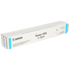 Тонер Canon C-EXV034 TONER C для iR C1225/iF. Голубой. 7300 страниц. - 9453B001