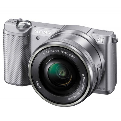 Цифровой фотоаппарат Sony ILCE-5000L 16-50 Kit Silver (A5000)