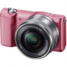 Цифровой фотоаппарат Sony ILCE-5000L 16-50 Kit Pink (A5000)