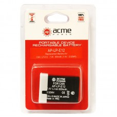 Аккумулятор AcmePower AP-LP-E12 для Canon EOS-M, EOS M2, EOS Rebel SL1, EOS 100D