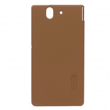 Чехол Nillkin Super Frosted Shield Case для Sony Xperia Z L36H (коричневый)