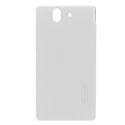 Чехол Nillkin Super Frosted Shield Case для Sony Xperia Z L36H (белый)