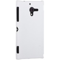 Чехол Nillkin Super Frosted Shield Case для Sony Xperia ZL (белый)