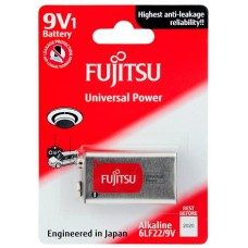 Батарея щелочная Fujitsu 6LF22(1B)FU-W-G, 1 шт, “Крона”