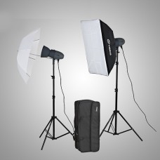 Комплект импульсного света Visico VL Plus 200 Soft Box / Umbrella Kit