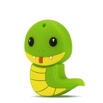 Флеш-накопитель Mirex 4GB SNAKE GREEN USB 2.0 (13600-KIDSNG04)