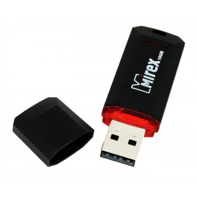 Флеш-накопитель 8GB Mirex KNIGHT черный USB 2.0 (13600-FMUKNT08)