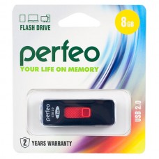 Флеш-накопитель Perfeo USB 8GB S04 Black