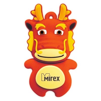Флеш-накопитель 16GB Mirex DRAGON RED USB 2.0 (13600-KIDDAR16)