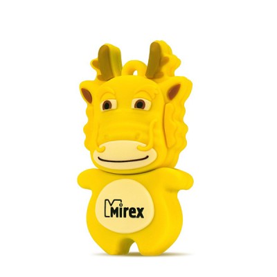 Флеш-накопитель 8GB Mirex DRAGON YELLOW (13600-KIDDRY08)