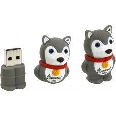 Флеш-накопитель 16GB SmartBuy Wild series Dog grey (SB16GBDgr)
