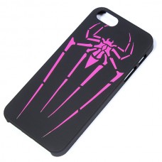 Чехол накладка Mobile Case для iPhone 5 / 5S черный паук