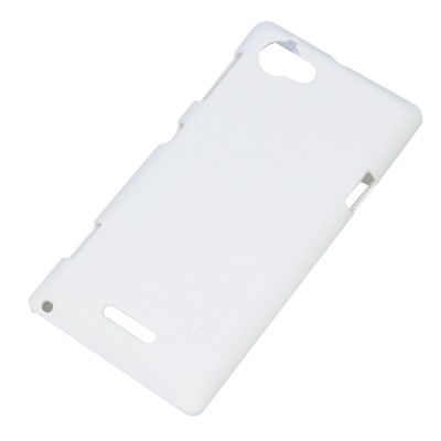Чехол накладка Nillkin для Sony Xperia L / S36H (белый)