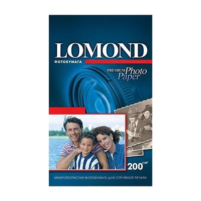 Фотобумага Lomond Super Glossy Bright 200 г/м2, 10x15 cm, 750 л (1106203)