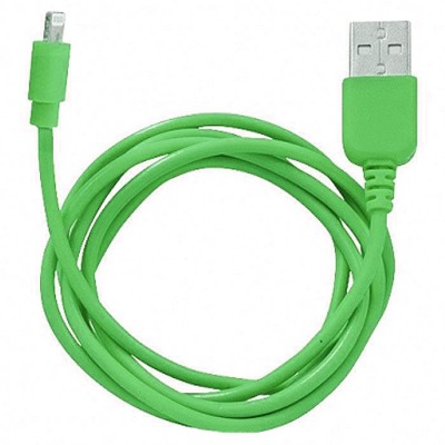 Кабель Lightning to USB Human Friends Super Link Rainbow L Green, 1 м