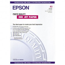 Фотобумага матовая Epson Photo Quality Ink Jet Paper 102 г/м2, A3, 100л (C13S041068)