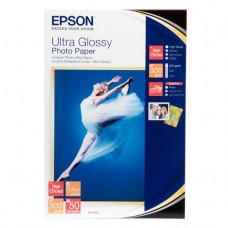 Фотобумага глянцевая Epson Ultra Glossy Photo Paper 300 г/м2, A6, 50л (C13S041943)