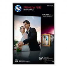 Фотобумага глянцевая HP Premium Plus Paper 300 г/м2, A6, 25л (CR677A)