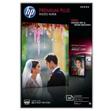 Фотобумага глянцевая HP Premium Plus Paper 300 г/м2, 10x15 cm, 50л (CR695A)