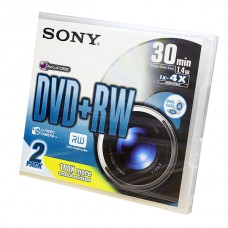 Диск Sony mini DVD+RW 1,4Gb (30 min) 2 шт. (2DPW30SA2)
