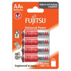 Батареи щелочные Fujitsu LR6(4B)FU-W-FI, 4 шт, AA