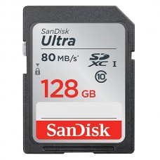 Карта памяти 128GB SanDisk Ultra SDXC Class 10 UHS-I 80 MB/s (SDSDUNC-128G-GN6IN)