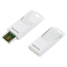 Флеш накопитель 64GB SanDisk CZ51 Cruzer Edge, USB 2.0, White (SDCZ51-064G-E35WG)