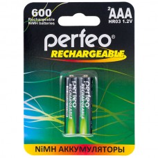 Аккумулятор Perfeo AAA 600 mAh/2BL