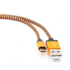 Кабель USB 2.0 Cablexpert AM/microBM 5P, 1м (оранжевый)