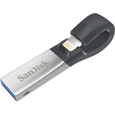 Флеш накопитель Sandisk 32Gb iXpand USB3.0 Lightning (SDIX30C-032G-GN6NN)