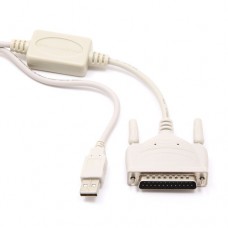 Конвертер COM устройство - USB порт Cablexpert DB25M/AM