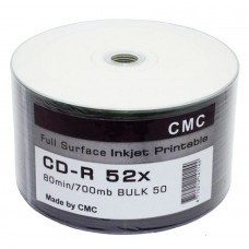 Диск CMC CD-R 80 min 52x Bulk Inkjet Print 50 шт