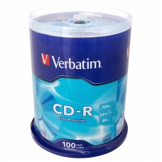 Диск VERBATIM CD-R 80 52x DL (43411)
