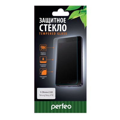 Защитное стекло Perfeo для Samsung A7 (PF-TG-SAM-A7(16)