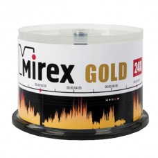 Диск Mirex CD-R 700MB 24x, Gold Cake Box 50шт