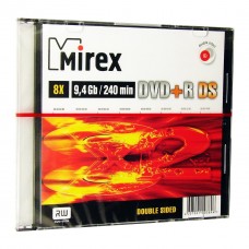 Диск Mirex DVD+R 9.4 GB 8x двухсторонний (UL130042A8S)