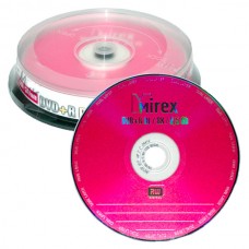 Диск Mirex DVD+R 8.5 GB 8x двухслойный, 10шт (UL130062A8L)